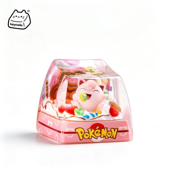 Handmade Jigglypuff Epoxy Resin Artisan Keycap