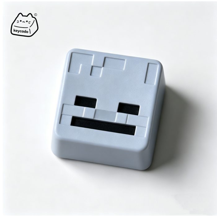 3D Sculpted Skeleton Artisan Keycap, Minecraft Hostile Mob Handmade Game Character Keycap Compatible With Cherry MX Gateron Kailh All MX Mechanical Keyboard Switches