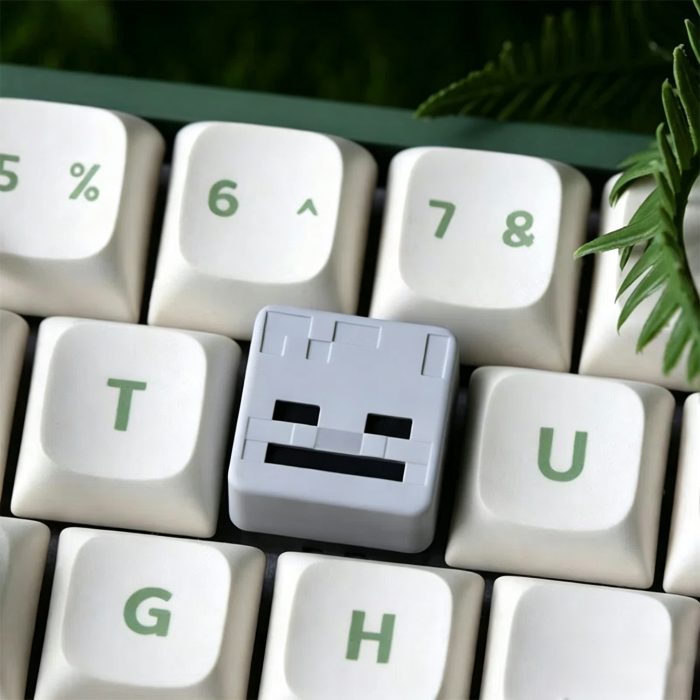 3D Sculpted Minecraft Themed Artisan Keycap, Handmade Game Block Character Keycap Compatible With All MX Mechanical Keyboard Switches, Ideal For ESC R4 Position - Image 9