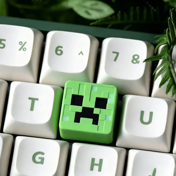 3D Sculpted Minecraft Themed Artisan Keycap, Handmade Game Block Character Keycap Compatible With All MX Mechanical Keyboard Switches, Ideal For ESC R4 Position - Image 8