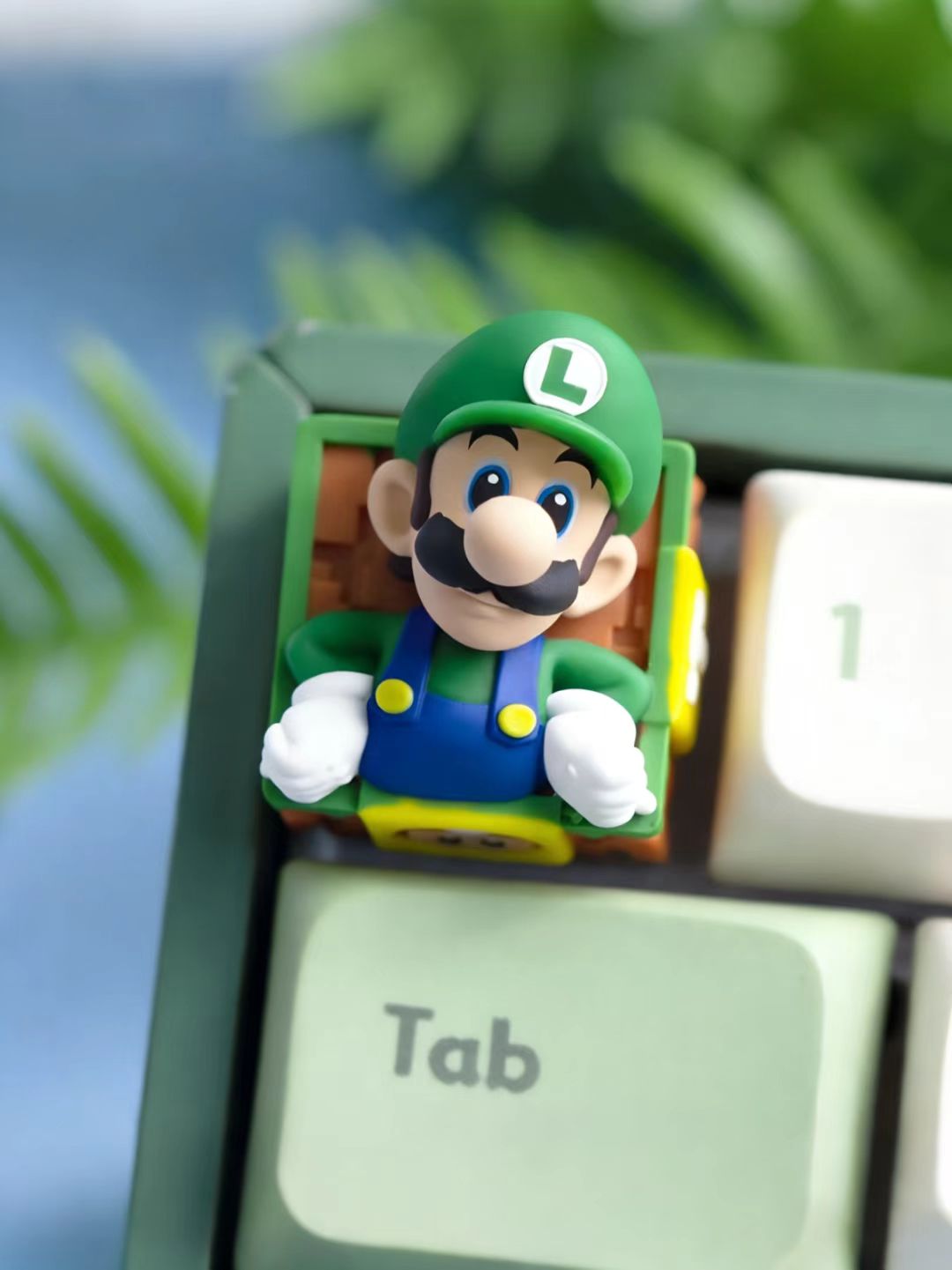 Super Mario Series 3D Block Style Artisan Keycap, Handmade Stereo Game Character Keycap Compatible With All MX Mechanical Keyboard Switches - Image 5
