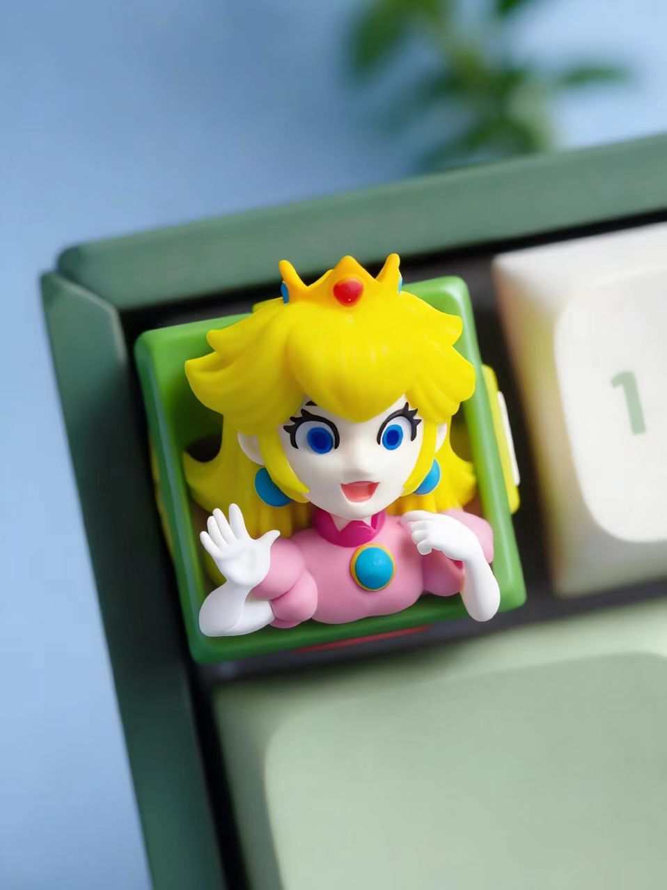 Super Mario Series 3D Block Style Artisan Keycap, Handmade Stereo Game Character Keycap Compatible With All MX Mechanical Keyboard Switches - Image 6