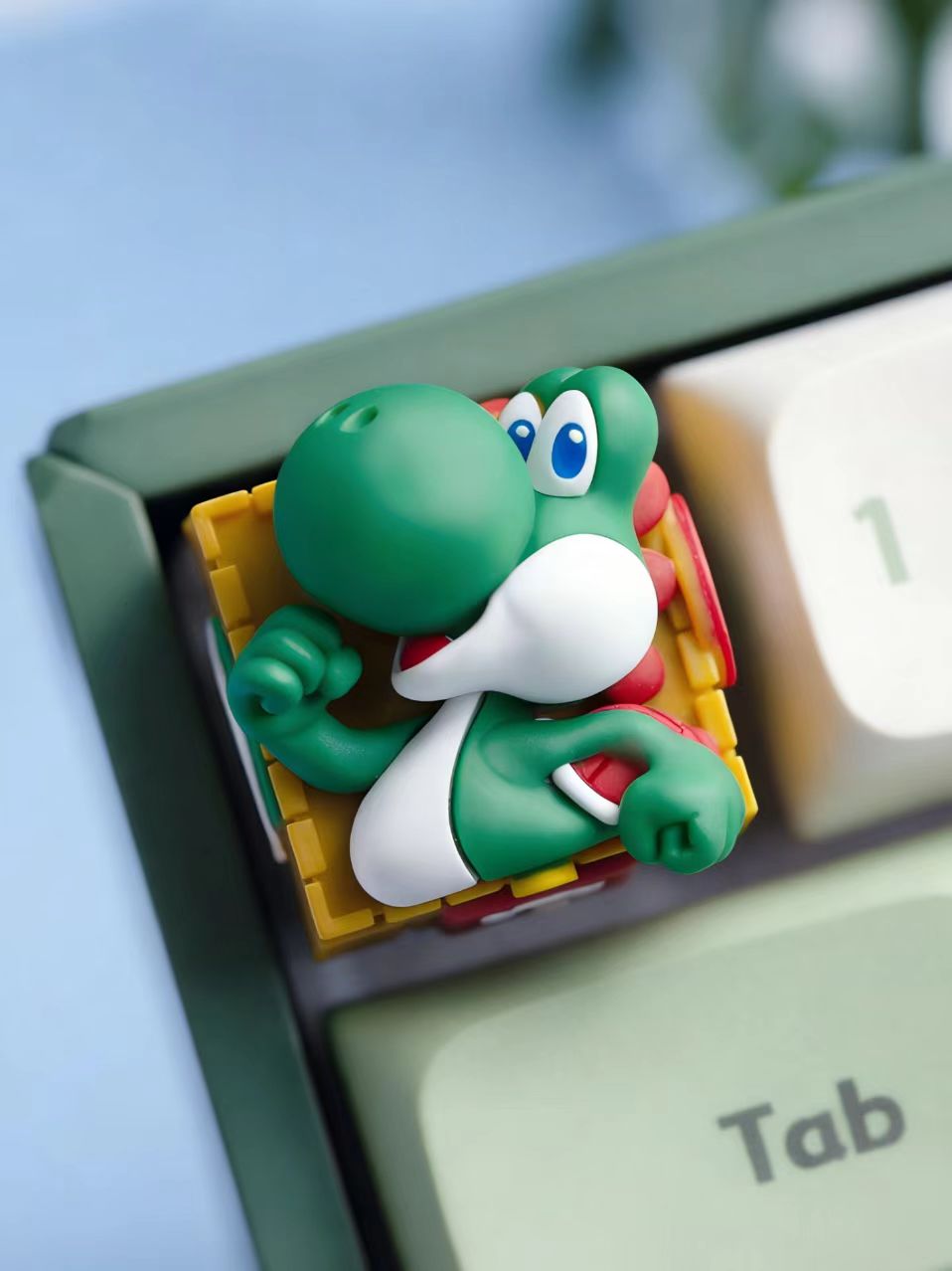 Super Mario Series 3D Block Style Artisan Keycap, Handmade Stereo Game Character Keycap Compatible With All MX Mechanical Keyboard Switches - Image 4