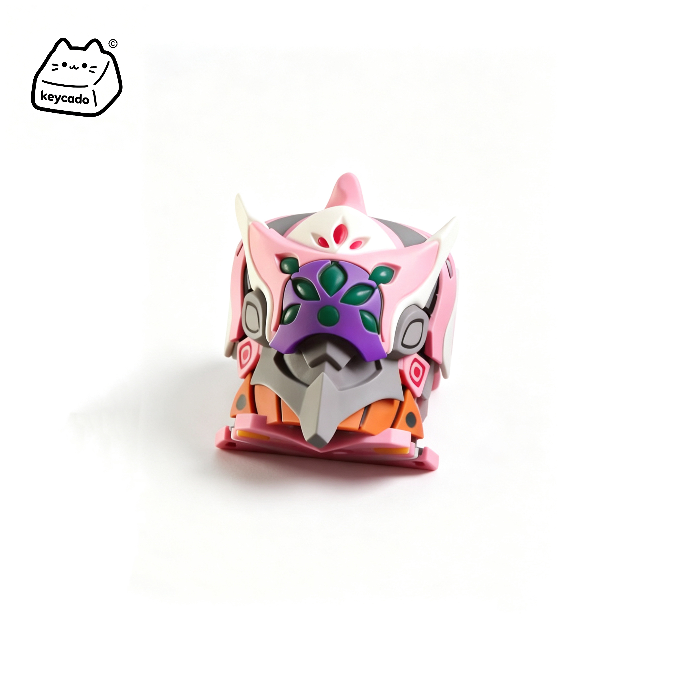 3D Sculpted Mari Makinami Unit-08 Artisan Keycap, Neon Genesis Evangelion Handmade Anime Figure Keycap Compatible With Cherry MX Gateron Kailh All MX Mechanical Keyboard Switches - Image 1
