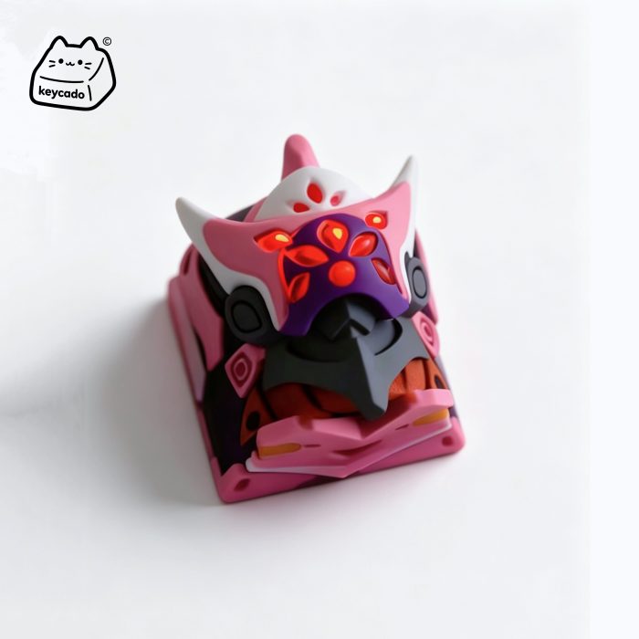 3D Sculpted Mari Makinami Unit-08 Artisan Keycap, Neon Genesis Evangelion Handmade Anime Figure Keycap Compatible With Cherry MX Gateron Kailh All MX Mechanical Keyboard Switches - Image 3