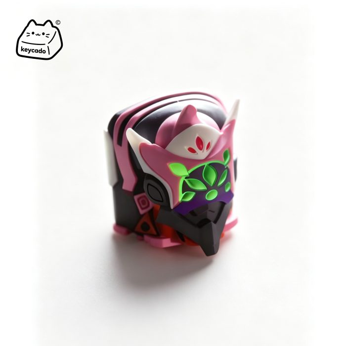 3D Sculpted Mari Makinami Unit-08 Artisan Keycap, Neon Genesis Evangelion Handmade Anime Figure Keycap Compatible With Cherry MX Gateron Kailh All MX Mechanical Keyboard Switches - Image 2