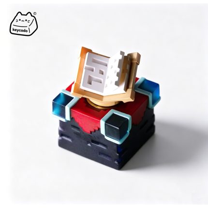 3D Sculpted Enchanting Table Artisan Keycap, Minecraft Magic Station Handmade Game Keycap Compatible With Cherry MX Gateron Kailh All MX Mechanical Keyboard Switches