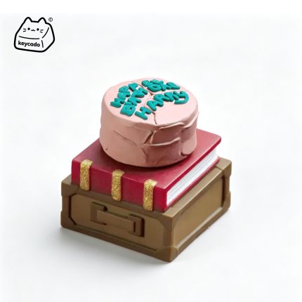 Rotatable 3D Sculpted Hagrid's Birthday Cake Artisan Keycap, Harry Potter Magic Gift Handmade Stereo Keycap Compatible With Cherry MX Gateron Kailh All MX Mechanical Keyboard Switches