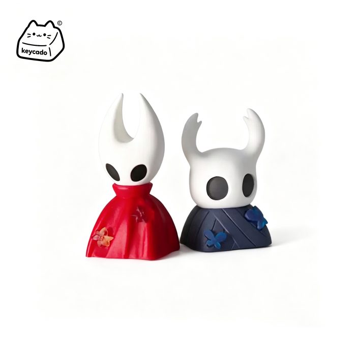 Shine Through 3D Sculpted Hornet Artisan Keycap, Hollow Knight Silksong Luminous Character Handmade Keycap Compatible With Cherry MX Gateron Kailh All MX Mechanical Keyboard Switches - Image 2