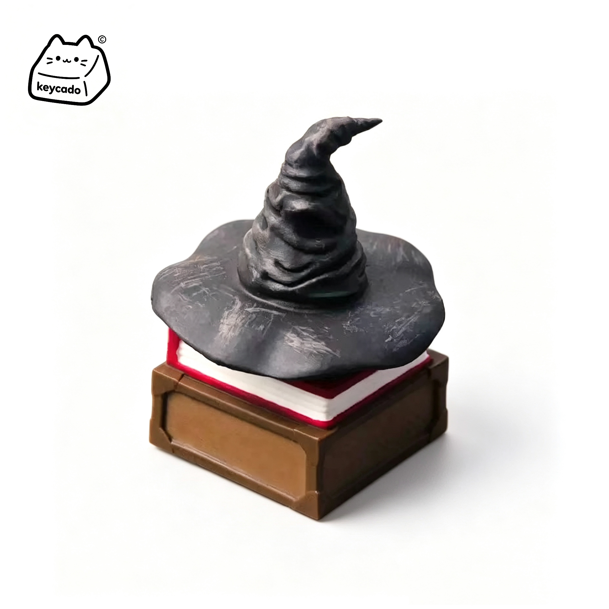 Rotatable 3D Sculpted Sorting Hat Artisan Keycap, Harry Potter Magic Hat Handmade Figure Keycap Compatible With Cherry MX Gateron Kailh All MX Mechanical Keyboard Switches - Image 1
