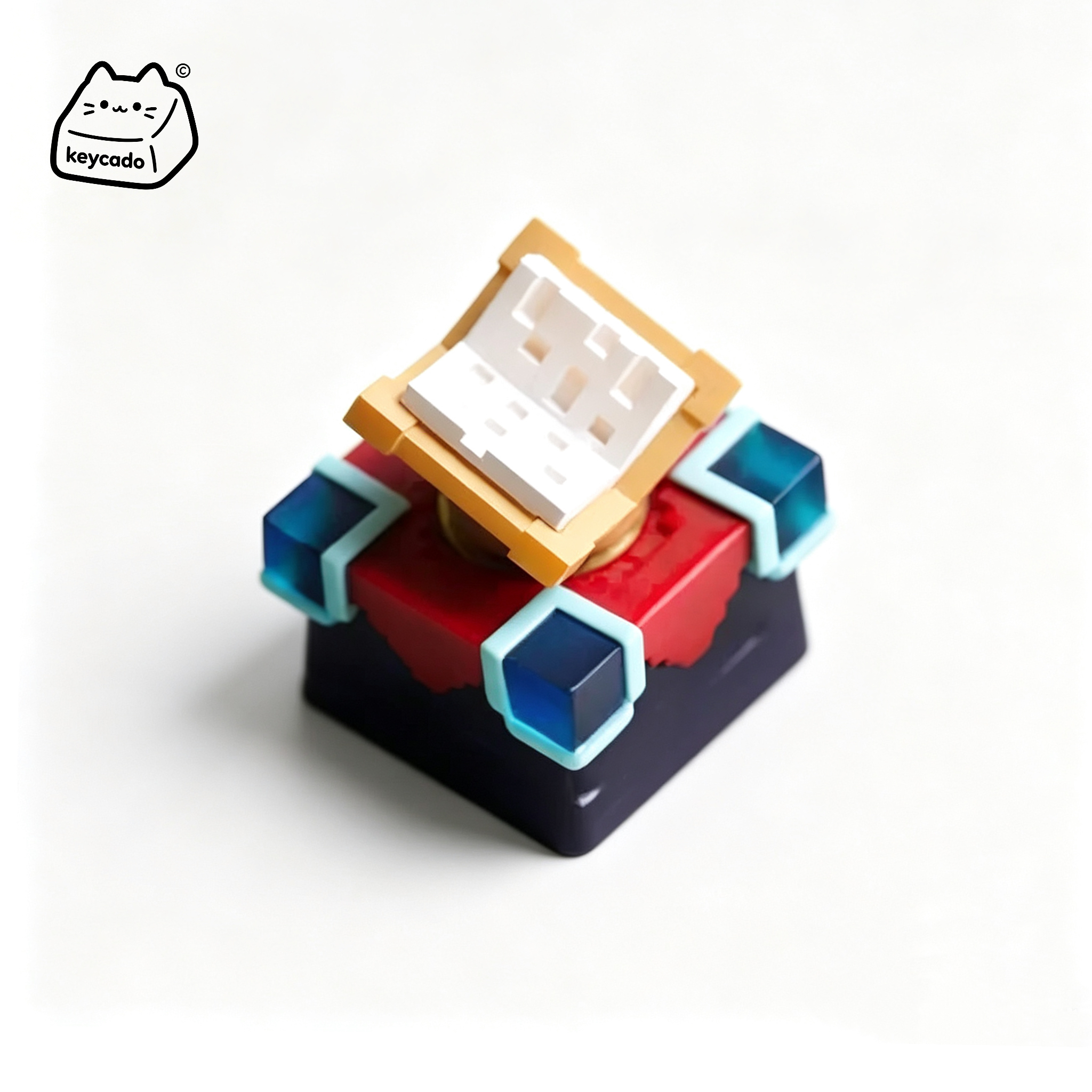 3D Sculpted Enchanting Table Artisan Keycap, Minecraft Magic Station Handmade Game Keycap Compatible With Cherry MX Gateron Kailh All MX Mechanical Keyboard Switches - Image 1