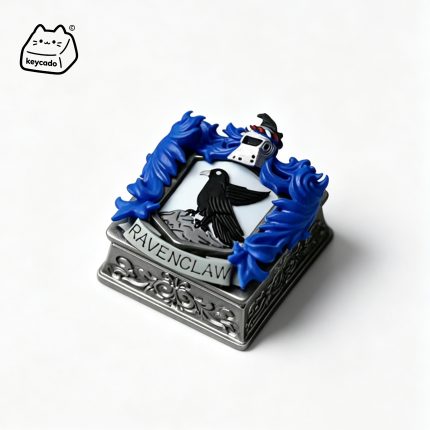 3D Sculpted Artisan Keycap, Ravenclaw Hogwarts Harry Potter House Crest Handmade Figure Keycap Compatible with All MX Mechanical Keyboard Switches