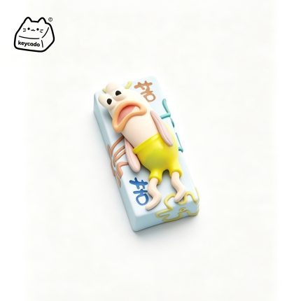 3D Stereo Artisan Keycap, Bikini Bottomites SpongeBob Mini Scene Handmade Keycap Compatible with All MX Mechanical Keyboard Switches