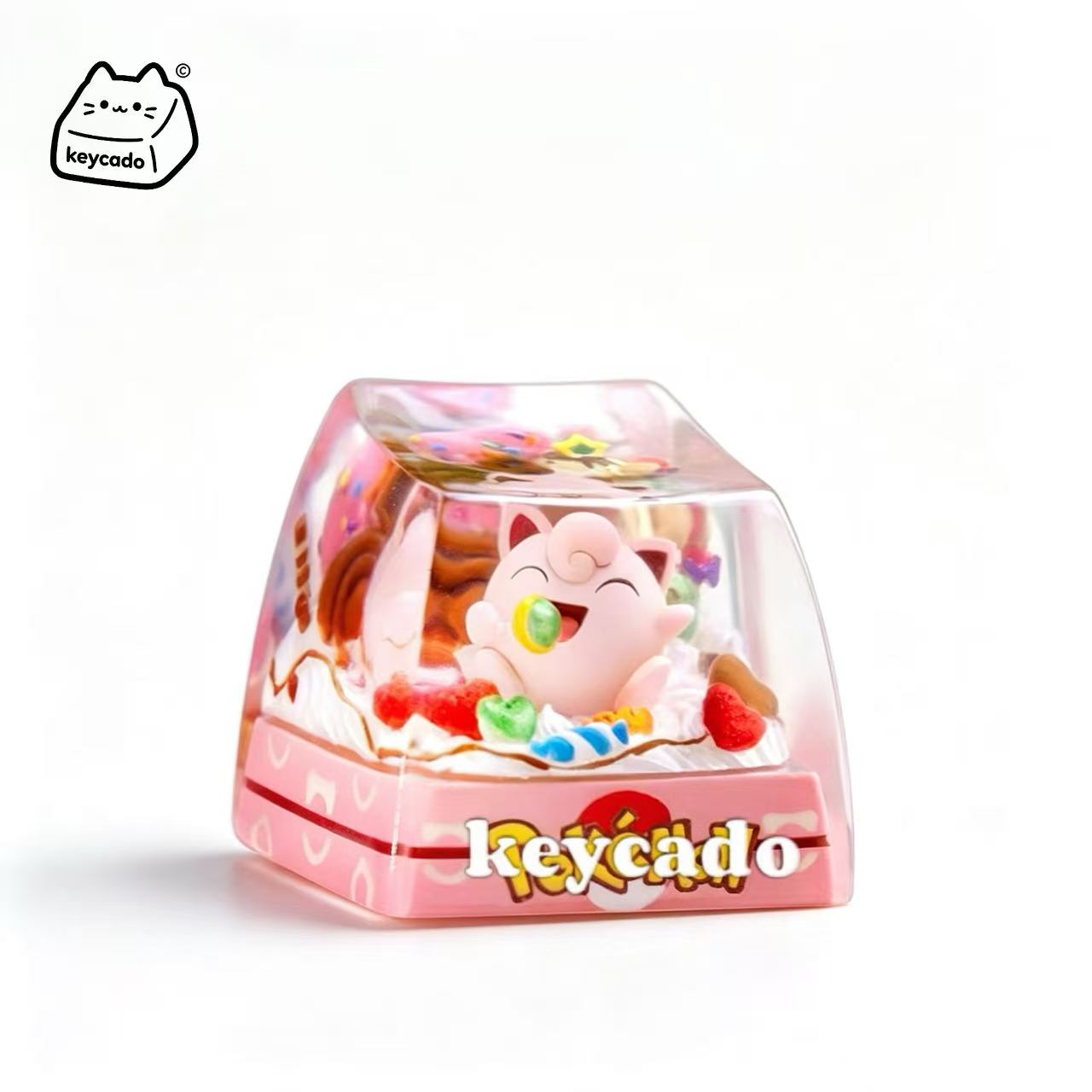 Pokemon 3D Resin Diorama Artisan Keycap, Handmade Scene Landscape Character Keycap For MX Mechanical Keyboard Switches - Image 2