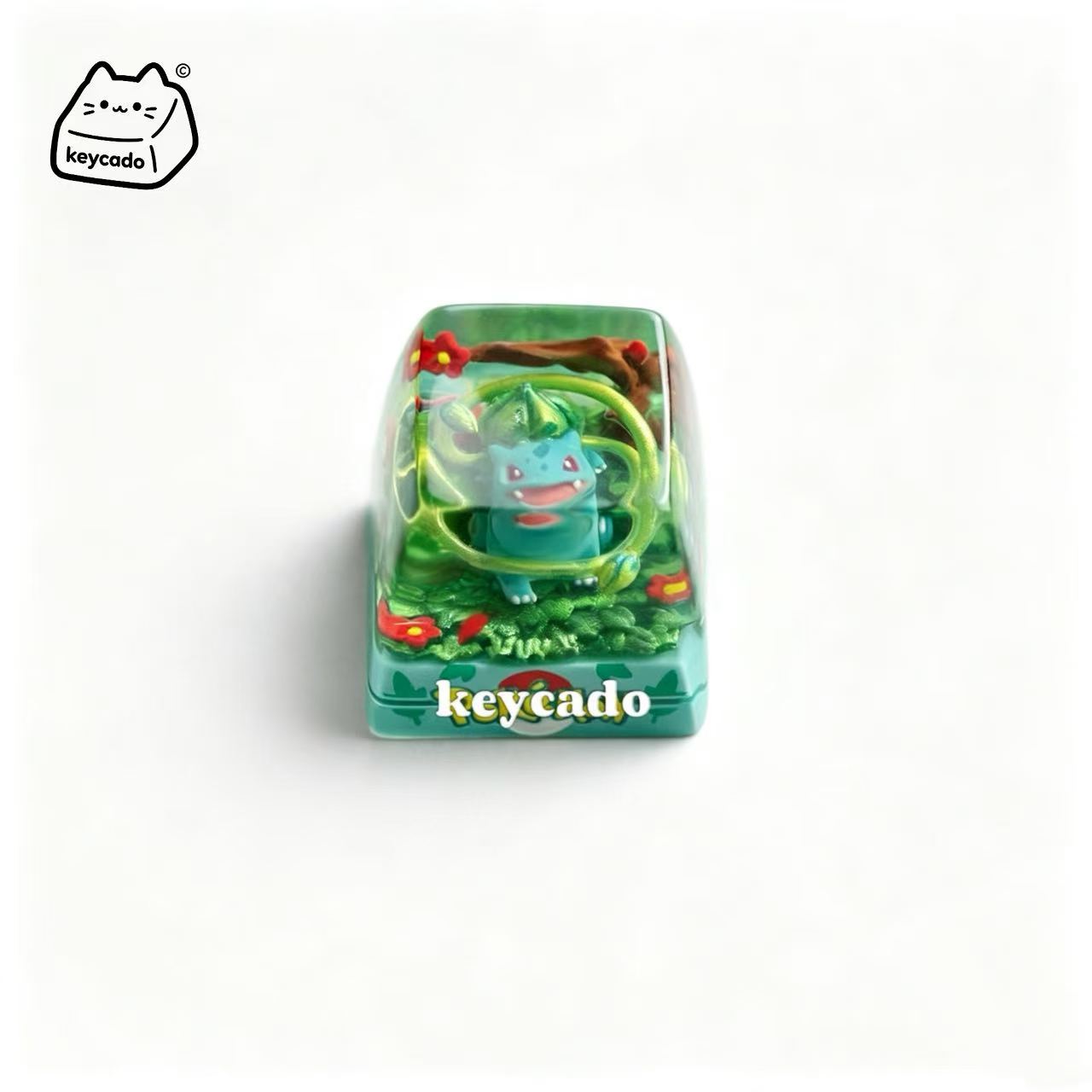 Pokemon 3D Resin Diorama Artisan Keycap, Handmade Scene Landscape Character Keycap For MX Mechanical Keyboard Switches - Image 7