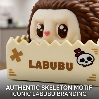 3D Sculpted Labubu Artisan Keycap, Pop Mart Cute Trendy Toy Handmade Character Keycap Compatible With Cherry MX Gateron Kailh All MX Mechanical Keyboard Switches - Image 3
