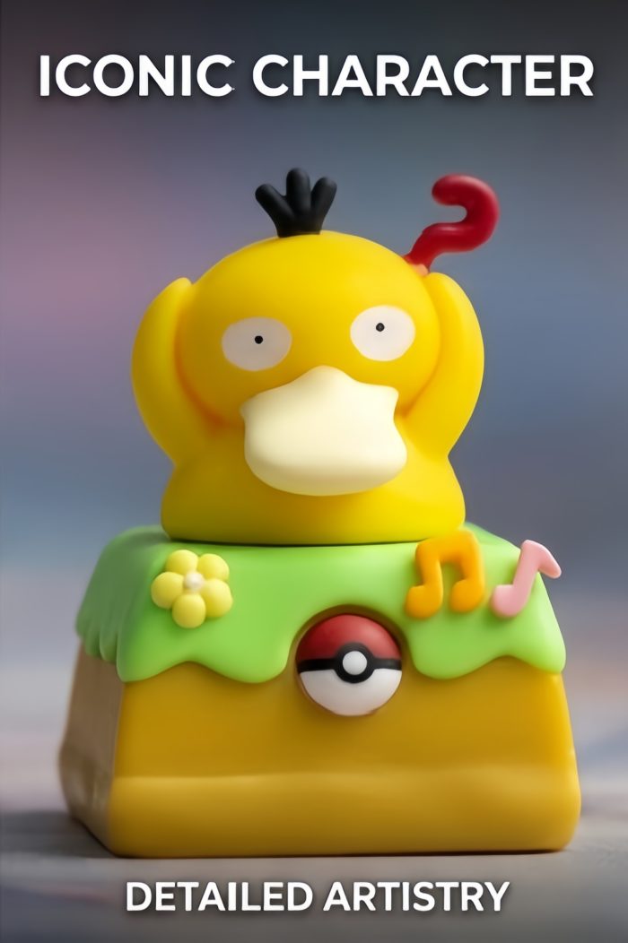 Rotatable 3D Pokemon Artisan Keycap, Handmade Sculpted Figure Keycap Compatible With Cherry MX Gateron Kailh All MX Mechanical Keyboard Switches - Image 8