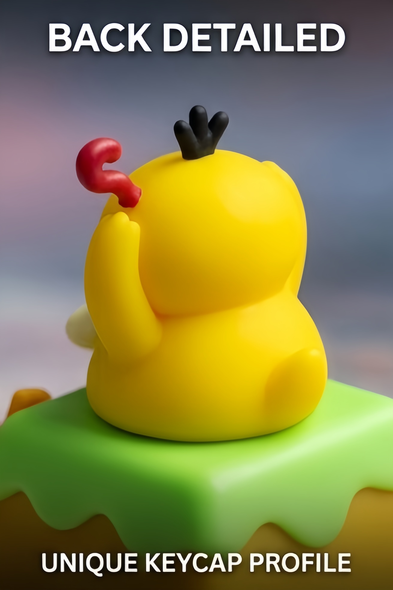 Rotatable 3D Pokemon Artisan Keycap, Handmade Sculpted Figure Keycap Compatible With Cherry MX Gateron Kailh All MX Mechanical Keyboard Switches - Image 11