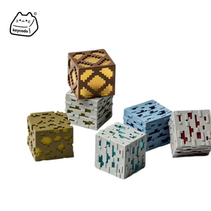 3D Sculpted Minecraft Themed Artisan Keycap, Handmade Game Block Character Keycap Compatible With All MX Mechanical Keyboard Switches, Ideal For ESC R4 Position