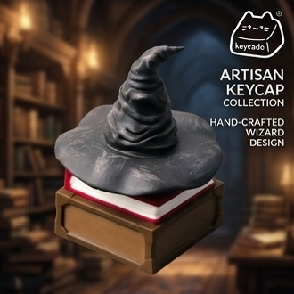 Rotatable 3D Harry Potter Themed Artisan Keycap, Handmade Stereo Wizard Design Keycap Compatible With Cherry MX Gateron Kailh All MX Mechanical Keyboard Switches - Image 13
