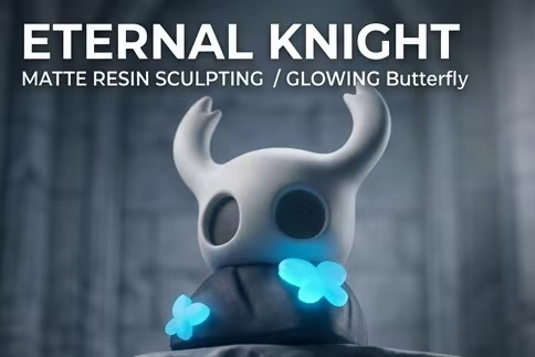 3D Sculpted Hollow Knight Artisan Keycap, Handmade Game Character Resin Keycap Compatible With Cherry MX Gateron Kailh All MX Mechanical Keyboard Switches - Image 6