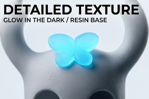 3D Sculpted Hollow Knight Artisan Keycap, Handmade Game Character Resin Keycap Compatible With Cherry MX Gateron Kailh All MX Mechanical Keyboard Switches - Image 5
