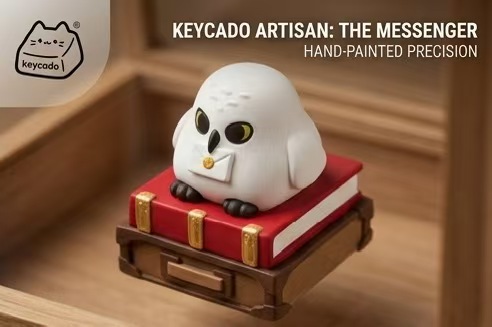 Rotatable 3D Harry Potter Themed Artisan Keycap, Handmade Stereo Wizard Design Keycap Compatible With Cherry MX Gateron Kailh All MX Mechanical Keyboard Switches - Image 5