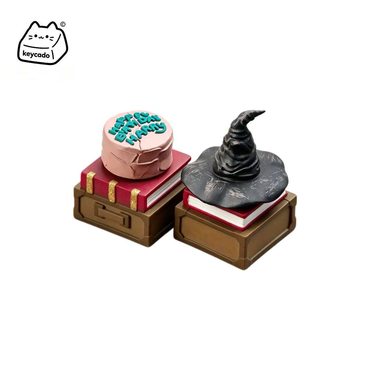 Rotatable 3D Harry Potter Themed Artisan Keycap, Handmade Stereo Wizard Design Keycap Compatible With Cherry MX Gateron Kailh All MX Mechanical Keyboard Switches - Image 1