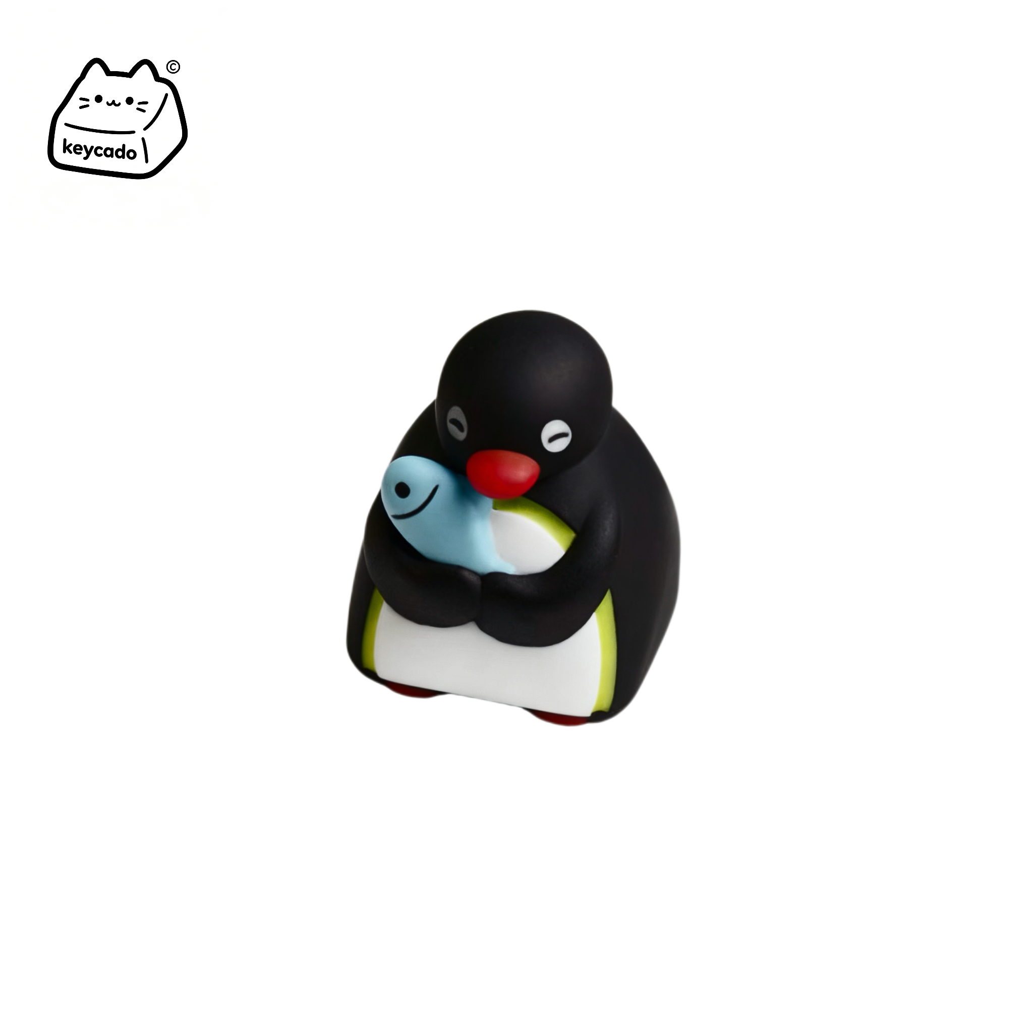 3D Sculpted Artisan Keycap, Pingu Penguin Handmade Figure Keycap Compatible With Cherry MX Gateron Kailh All MX Mechanical Keyboard Switches - Image 5