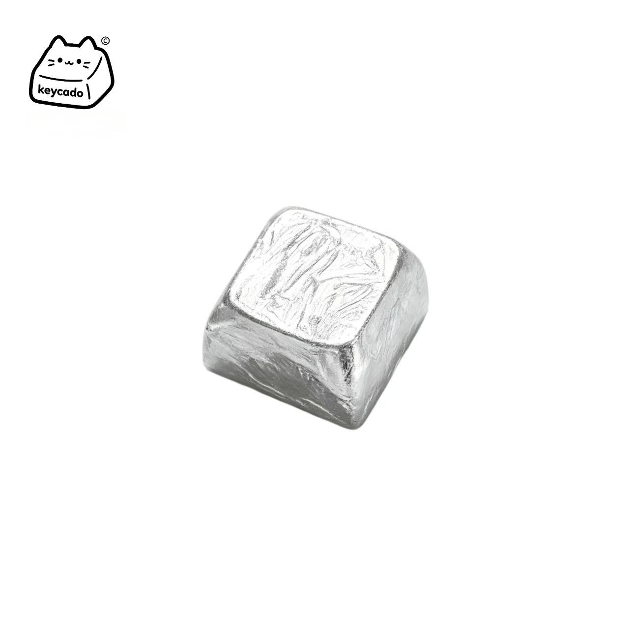 Burnt Silver Foil Artisan Keycap, Traditional Chinese Intangible Cultural Heritage Craft XDA Profile Keycap Compatible With Cherry MX Gateron Kailh All MX Mechanical Keyboard Switches - Image 1