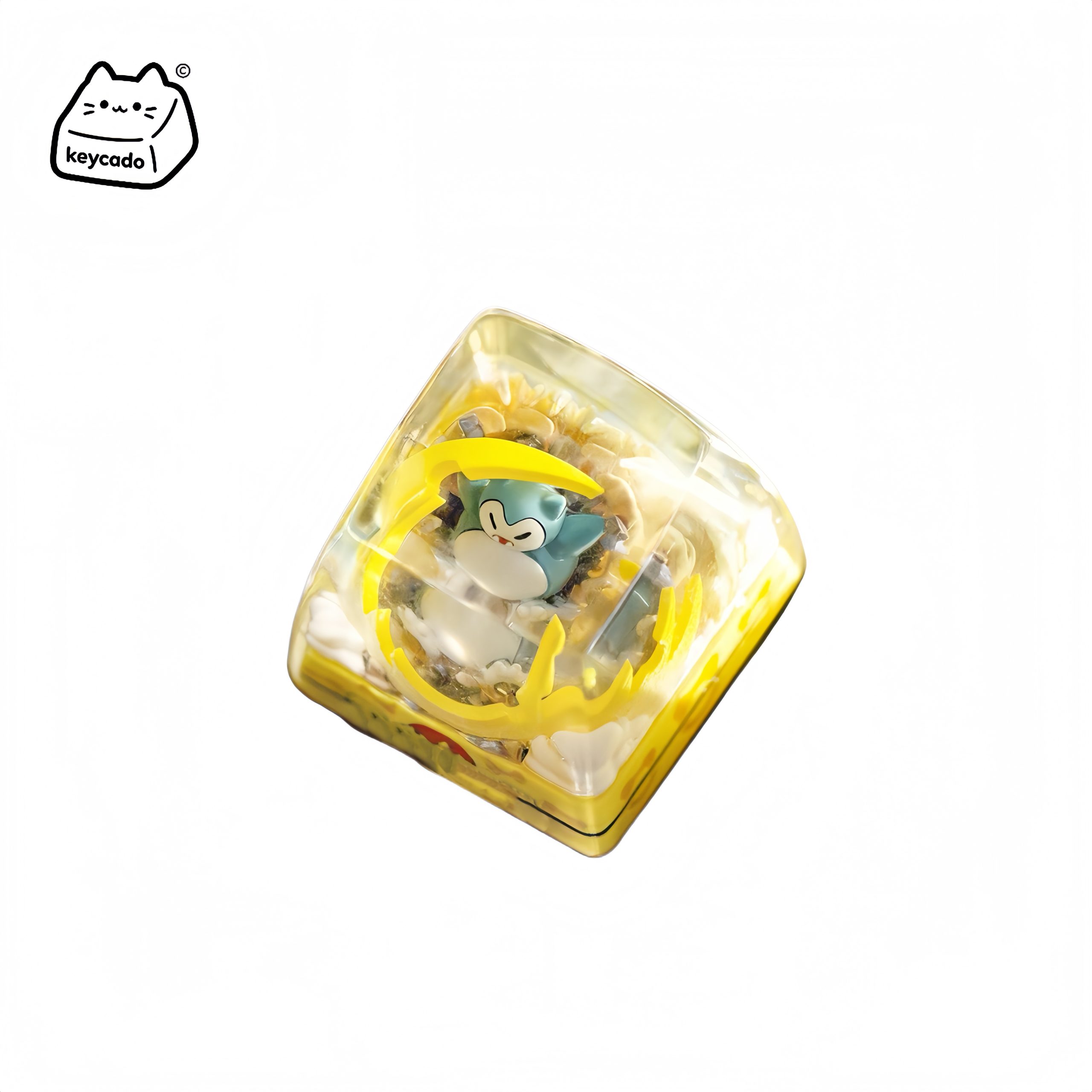 Pokemon 3D Resin Diorama Artisan Keycap, Handmade Scene Landscape Character Keycap For MX Mechanical Keyboard Switches - Image 38
