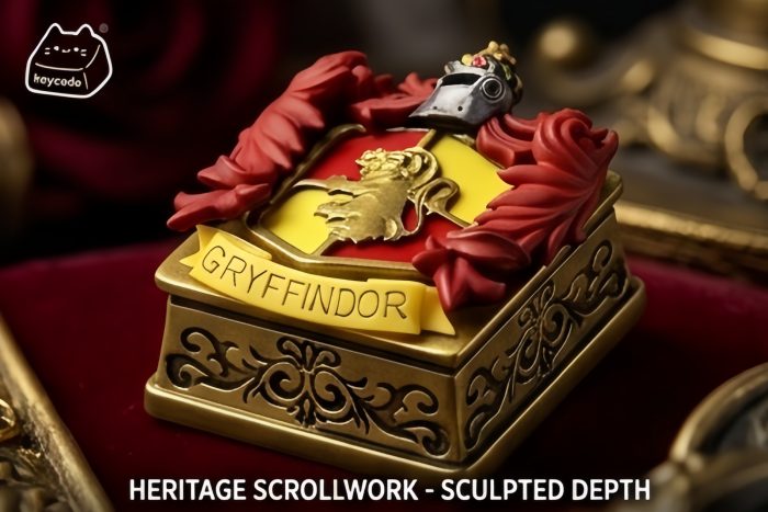 3D Sculpted Hogwarts House Crest Artisan Keycap, Harry Potter Academy Emblem Handmade Keycap Compatible With All MX Mechanical Keyboard Switches - Image 11