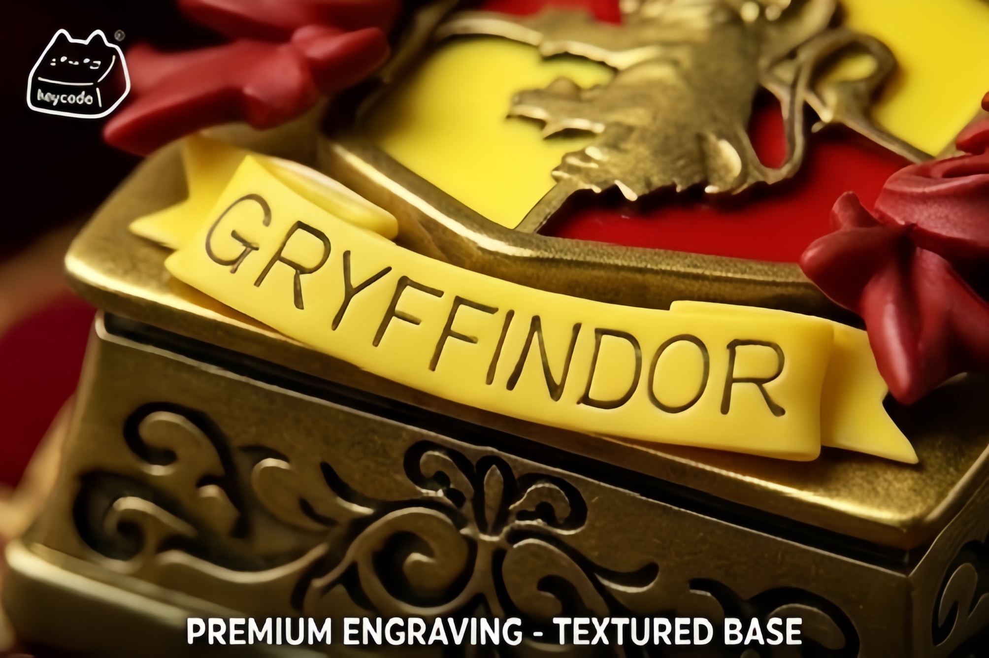 3D Sculpted Hogwarts House Crest Artisan Keycap, Harry Potter Academy Emblem Handmade Keycap Compatible With All MX Mechanical Keyboard Switches - Image 13