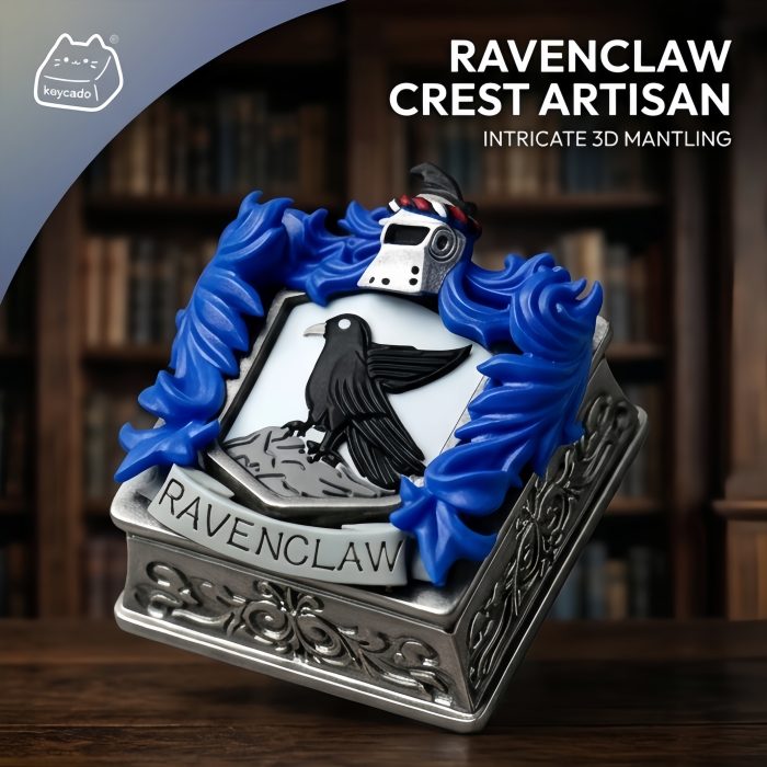 3D Sculpted Hogwarts House Crest Artisan Keycap, Harry Potter Academy Emblem Handmade Keycap Compatible With All MX Mechanical Keyboard Switches - Image 23