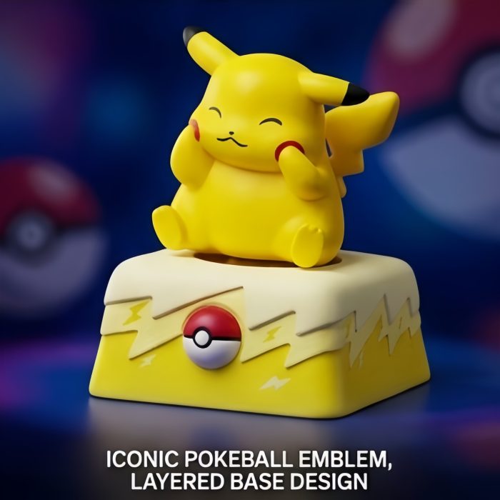 Rotatable 3D Pokemon Artisan Keycap, Handmade Sculpted Figure Keycap Compatible With Cherry MX Gateron Kailh All MX Mechanical Keyboard Switches - Image 19