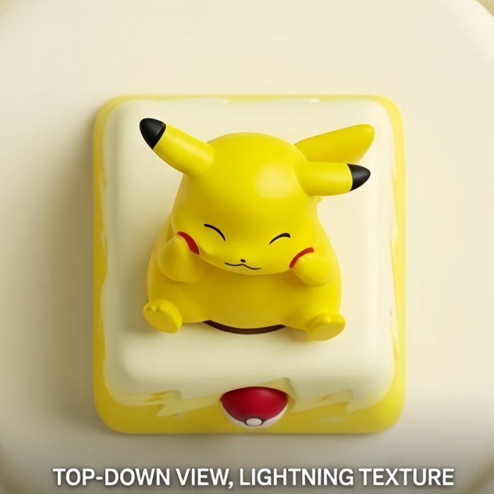 Rotatable 3D Pokemon Artisan Keycap, Handmade Sculpted Figure Keycap Compatible With Cherry MX Gateron Kailh All MX Mechanical Keyboard Switches - Image 18