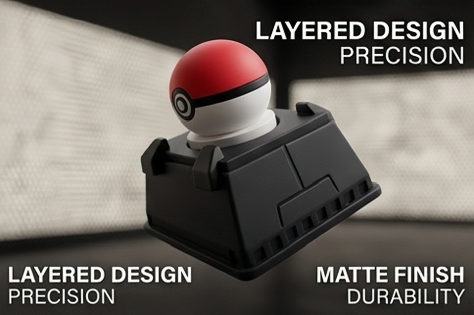 Rotatable 3D Pokemon Artisan Keycap, Handmade Sculpted Figure Keycap Compatible With Cherry MX Gateron Kailh All MX Mechanical Keyboard Switches - Image 30