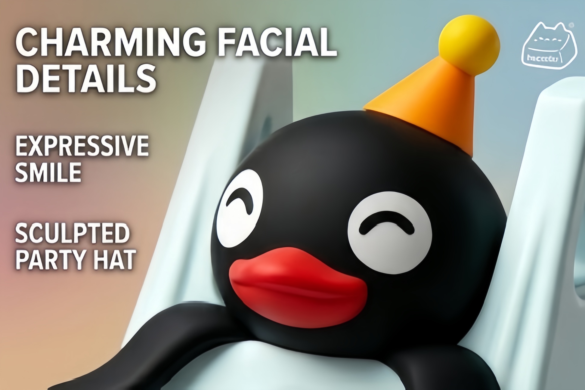 3D Sculpted Artisan Keycap, Pingu Penguin Handmade Figure Keycap Compatible With Cherry MX Gateron Kailh All MX Mechanical Keyboard Switches - Image 17