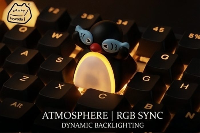 3D Sculpted Artisan Keycap, Pingu Penguin Handmade Figure Keycap Compatible With Cherry MX Gateron Kailh All MX Mechanical Keyboard Switches - Image 22