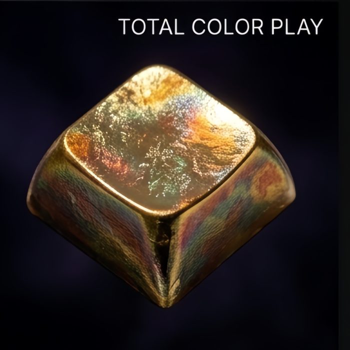 Burnt Foil Artisan Keycap, Traditional Chinese Intangible Cultural Heritage Craft XDA Profile Keycap Compatible With Cherry MX Gateron Kailh All MX Mechanical Keyboard Switches - Image 13
