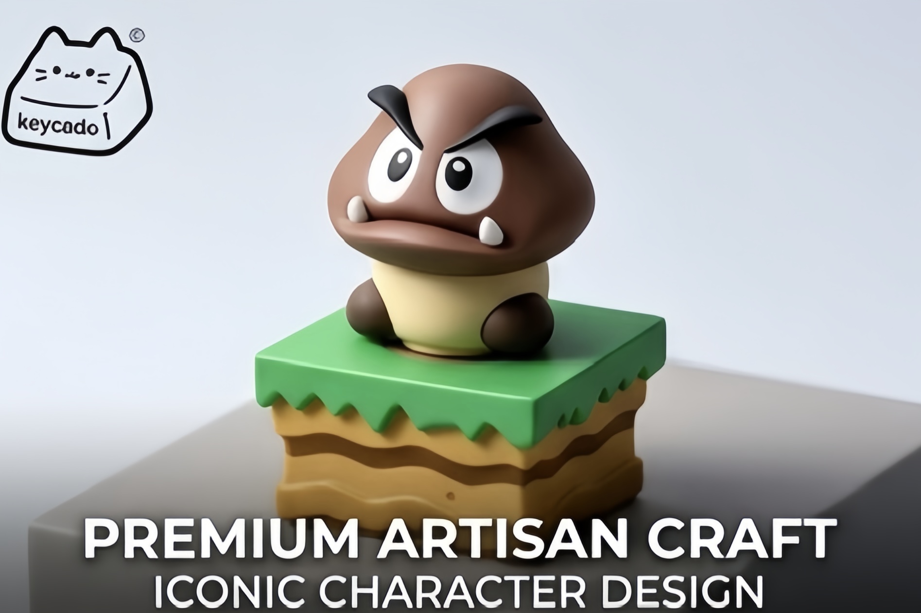 Super Mario Series 3D Block Style Artisan Keycap, Handmade Stereo Game Character Keycap Compatible With All MX Mechanical Keyboard Switches - Image 26