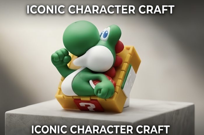 Super Mario Series 3D Block Style Artisan Keycap, Handmade Stereo Game Character Keycap Compatible With All MX Mechanical Keyboard Switches - Image 14