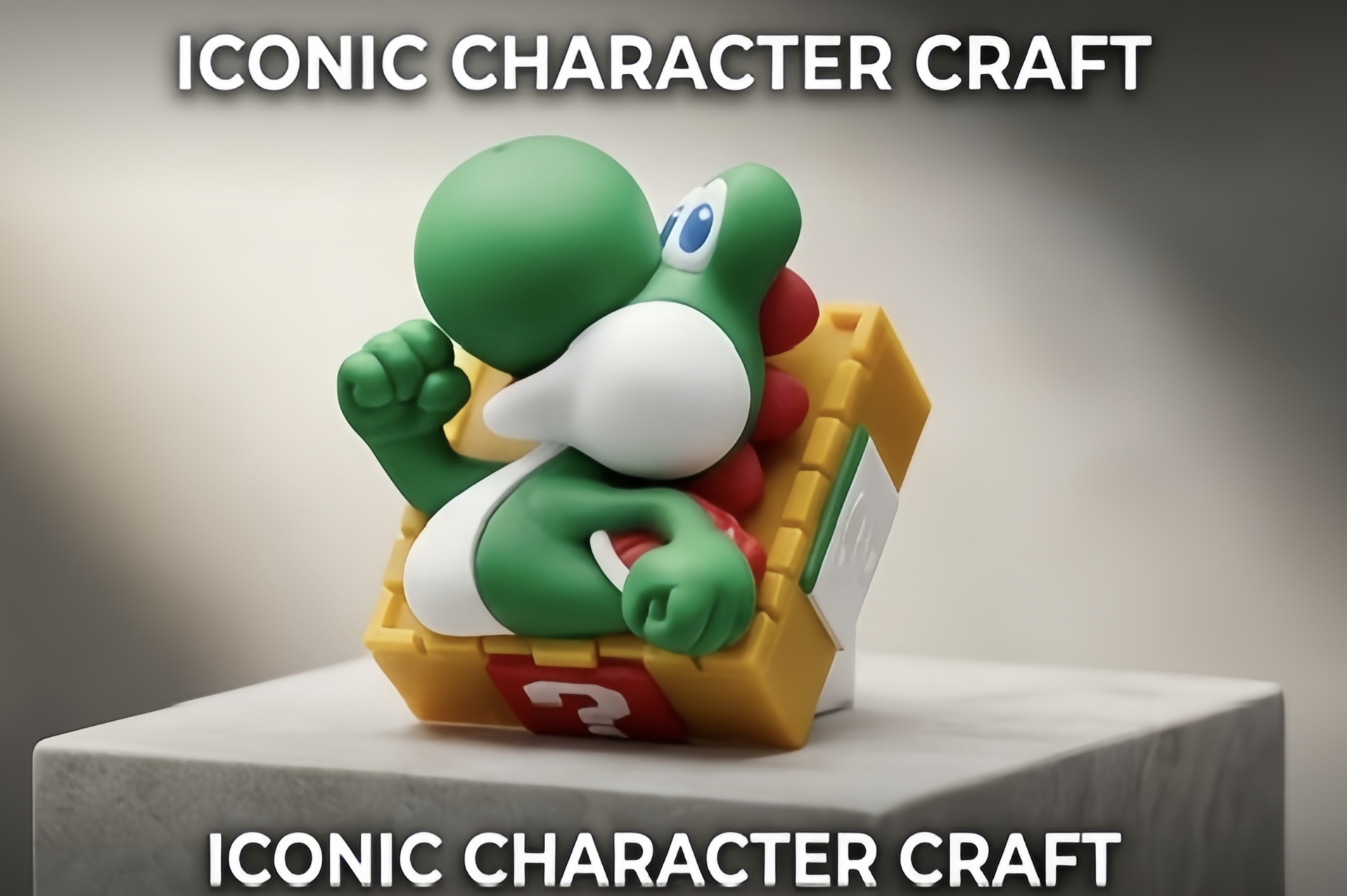 Super Mario Series 3D Block Style Artisan Keycap, Handmade Stereo Game Character Keycap Compatible With All MX Mechanical Keyboard Switches - Image 14