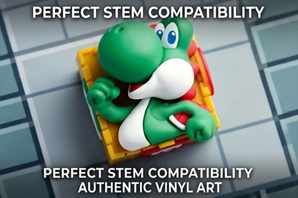 Super Mario Series 3D Block Style Artisan Keycap, Handmade Stereo Game Character Keycap Compatible With All MX Mechanical Keyboard Switches - Image 17