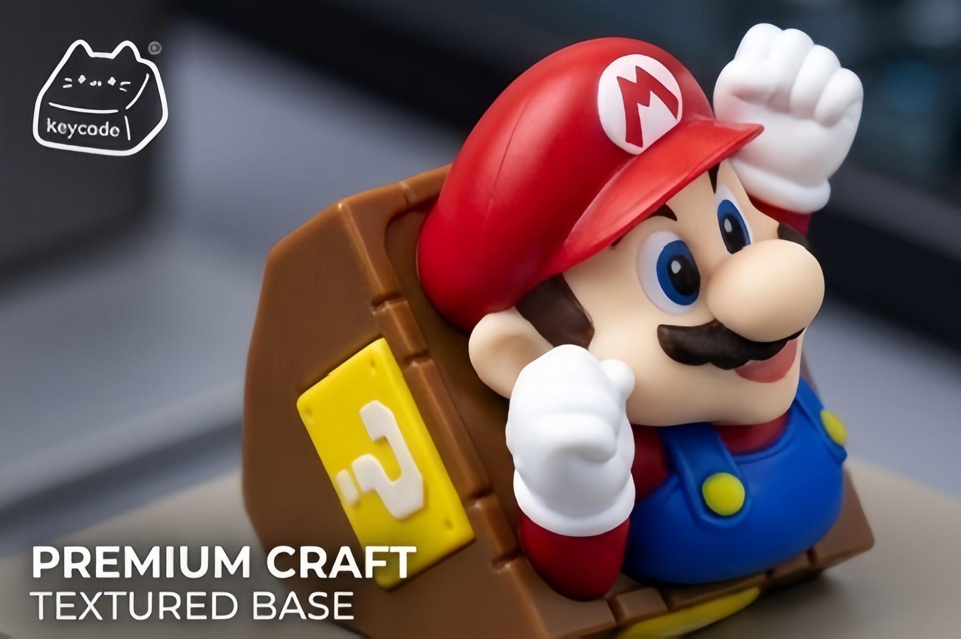 Super Mario Series 3D Block Style Artisan Keycap, Handmade Stereo Game Character Keycap Compatible With All MX Mechanical Keyboard Switches - Image 11