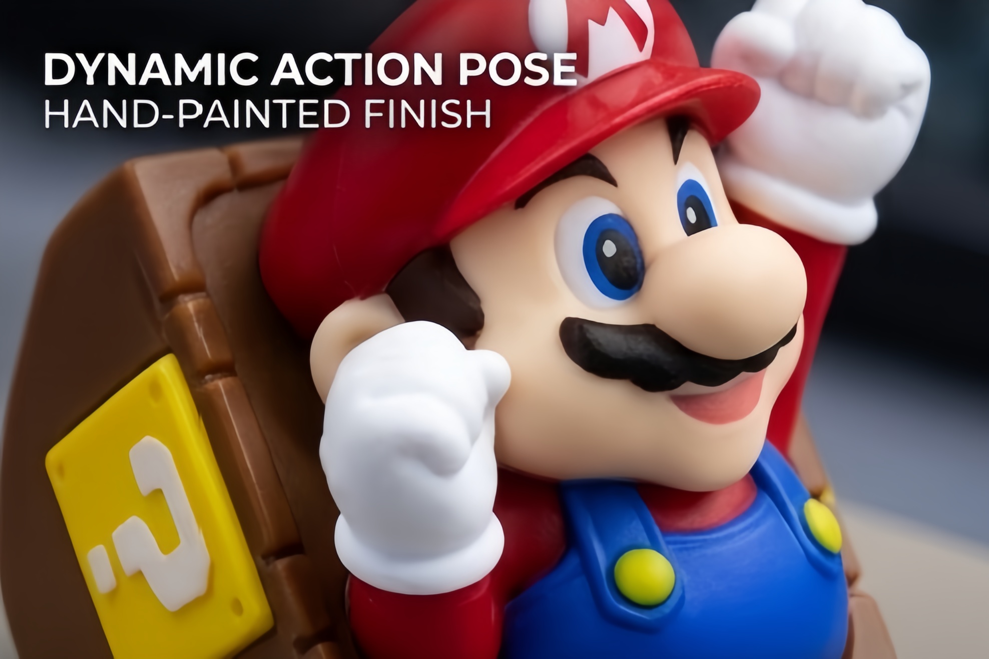 Super Mario Series 3D Block Style Artisan Keycap, Handmade Stereo Game Character Keycap Compatible With All MX Mechanical Keyboard Switches - Image 12