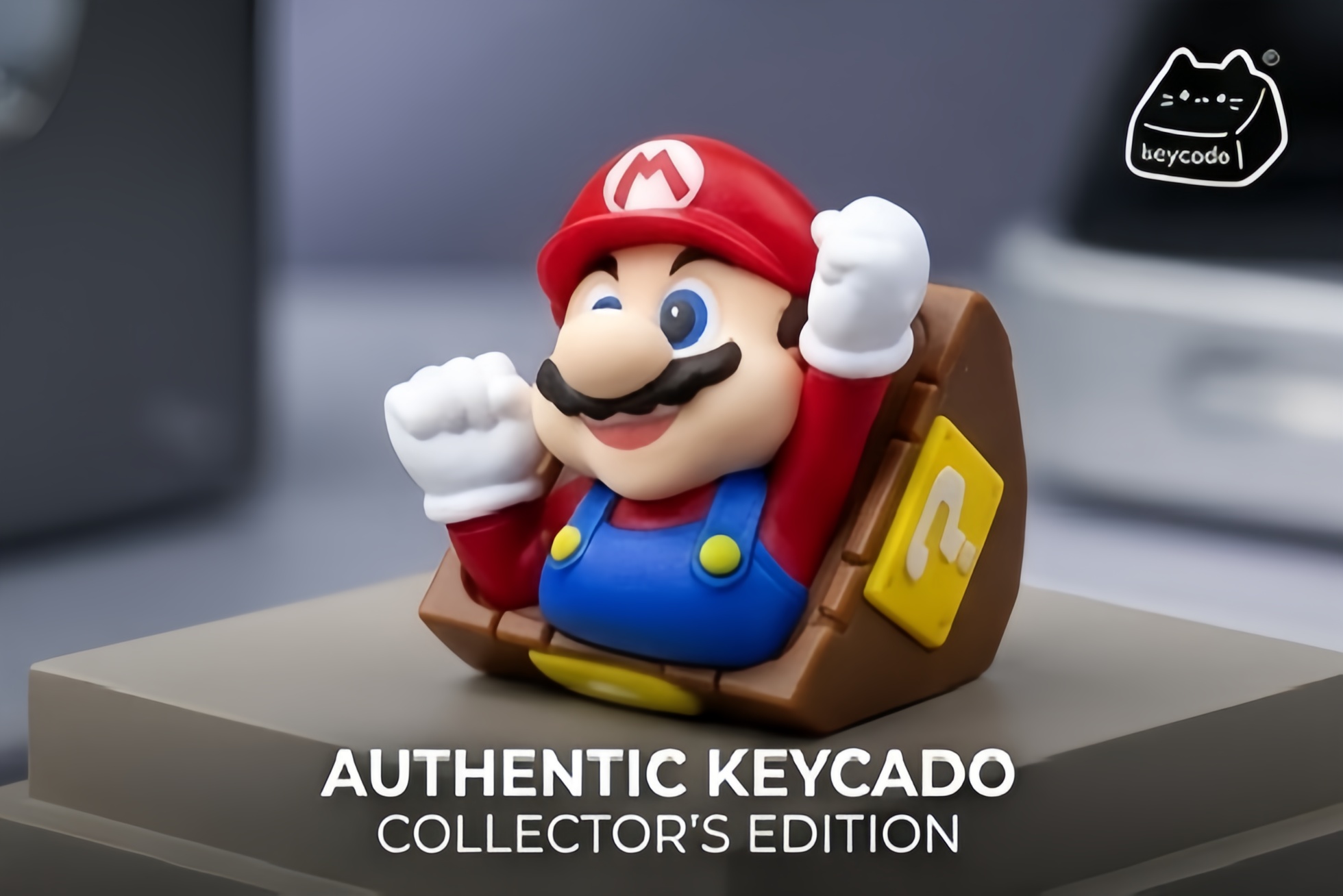 Super Mario Series 3D Block Style Artisan Keycap, Handmade Stereo Game Character Keycap Compatible With All MX Mechanical Keyboard Switches - Image 13