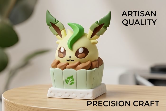 Eeveelution Cupcake 3D Artisan Keycap, Cute Pokemon Eevee Family Handmade Dessert Shape Keycap Compatible With All MX Mechanical Keyboard Switches - Image 19
