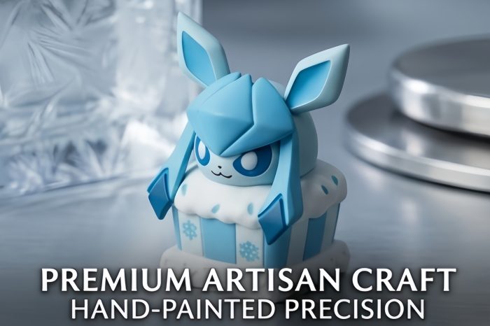 Eeveelution Cupcake 3D Artisan Keycap, Cute Pokemon Eevee Family Handmade Dessert Shape Keycap Compatible With All MX Mechanical Keyboard Switches - Image 15