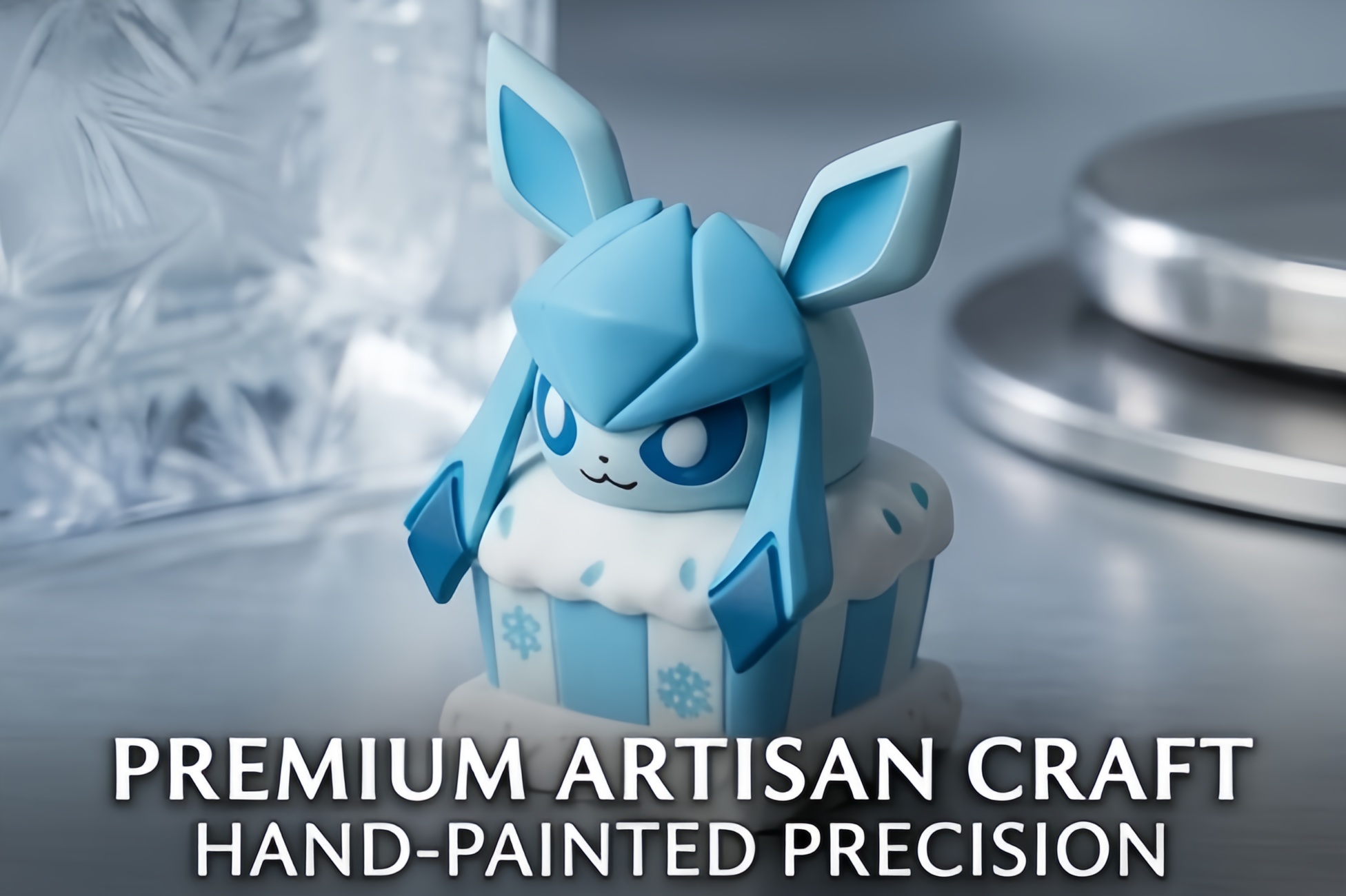 Eeveelution Cupcake 3D Artisan Keycap, Cute Pokemon Eevee Family Handmade Dessert Shape Keycap Compatible With All MX Mechanical Keyboard Switches - Image 15